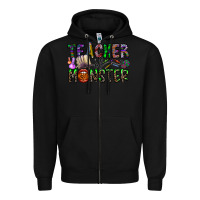 Black teacher of monster Zipper Hoodie - CowhideDigitalArt