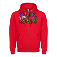 Red teacher of monster Zipper Hoodie - CowhideDigitalArt
