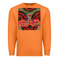Carrot spanish hand fan seamless pattern Premium Sweatshirt - BundleAndBundleShop