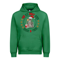 Emerald ho ho holly shit skeleton santa Urban Hoodie - MaliasSmallBusiness