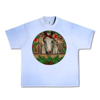 Grape Ice Christmas Horse Urban Heavy Tee - RanaPortraitStore
