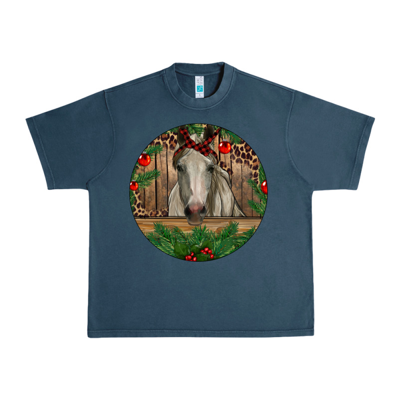 Christmas Horse Urban Heavy Tee by RanaPortraitStore | Teevron