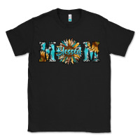 Black blessed mom Classic Tee - RanaPortraitStore