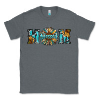 Charcoal Heather blessed mom Classic Tee - RanaPortraitStore