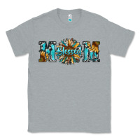 Heather Grey blessed mom Classic Tee - RanaPortraitStore