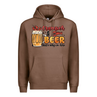 Chestnut crawfish and beer that's why i'm here Premium Hoodie - MaliasSmallBusiness