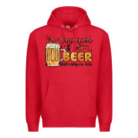Red crawfish and beer that's why i'm here Premium Hoodie - MaliasSmallBusiness