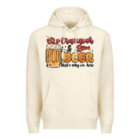 Tofu crawfish and beer that's why i'm here Premium Hoodie - MaliasSmallBusiness