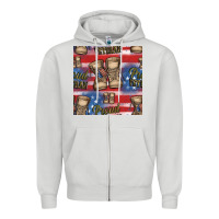 Proud Veteran Seamless Pattern Zipper Hoodie | Teevron
