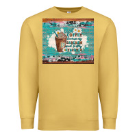 Antique Gold iced coffee because my sarcasm need to stay hydrated Premium Sweatshirt - Artiststas