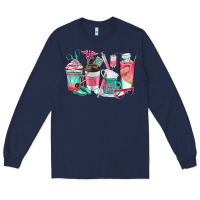 Navy nurse coffee cups Long Sleeve Tee - texasbilliewilder
