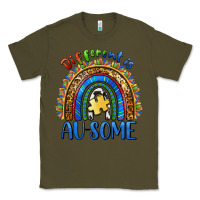 Army Green different is ausome Classic Tee - BarkalooDesign