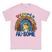 Bubblegum Pink different is ausome Classic Tee - BarkalooDesign