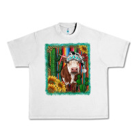 Lunar Rock Western Christmas Cow Urban Heavy Tee - RanaPortraitStore