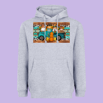 Fall Gnomes Truck Sippy Cup Heavyweight Hoodie Designed By Artiststas