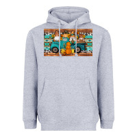 Heather Grey fall gnomes truck sippy cup Heavyweight Hoodie - Artiststas