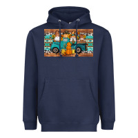 Navy fall gnomes truck sippy cup Heavyweight Hoodie - Artiststas