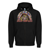 Black autism awareness Zipper Hoodie - SublimationCraftShop