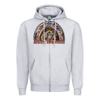 Heather Grey autism awareness Zipper Hoodie - SublimationCraftShop