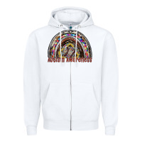 White autism awareness Zipper Hoodie - SublimationCraftShop