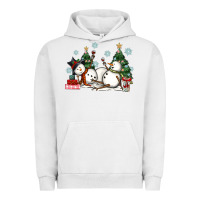 Pigment Lunar Rock christmas snowmen with wine Urban Hoodie - MaliasSmallBusiness
