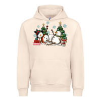 Sandshell christmas snowmen with wine Urban Hoodie - MaliasSmallBusiness