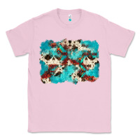 Bubblegum Pink aztec cowhide background Classic Tee - Zillion Design Studio