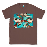 Chestnut aztec cowhide background Classic Tee - Zillion Design Studio