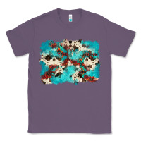 Lavender aztec cowhide background Classic Tee - Zillion Design Studio
