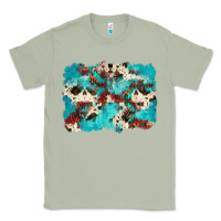 Matcha aztec cowhide background Classic Tee - Zillion Design Studio