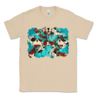 Mushroom aztec cowhide background Classic Tee - Zillion Design Studio