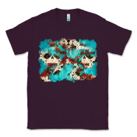 Plum aztec cowhide background Classic Tee - Zillion Design Studio