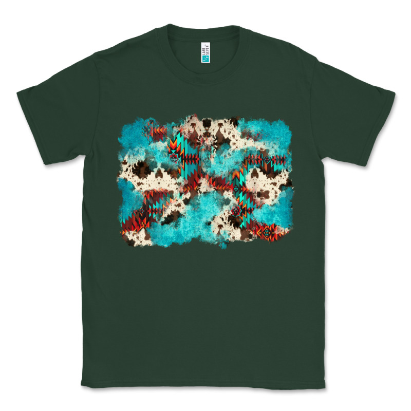Aztec Cowhide Background Classic Tee by Zillion Design Studio | Teevron