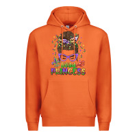 Carrot bead princess messy bun mardi gras Premium Hoodie - MaliasSmallBusiness