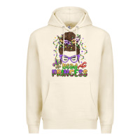 Tofu bead princess messy bun mardi gras Premium Hoodie - MaliasSmallBusiness