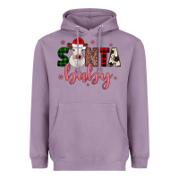 Lavender Santa baby Cow Heavyweight Hoodie - JahusDesignShop