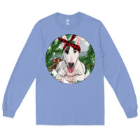 Colony Blue bull terrier and farm Long Sleeve Tee - RanaPortraitStore