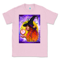 Bubblegum Pink witch with crystal ball air freshener Classic Tee - BundleAndBundleShop