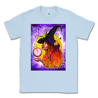 Dusty Blue witch with crystal ball air freshener Classic Tee - BundleAndBundleShop
