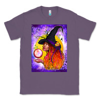 Lavender witch with crystal ball air freshener Classic Tee - BundleAndBundleShop