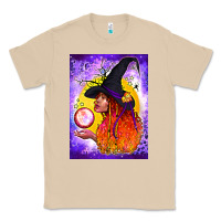 Mushroom witch with crystal ball air freshener Classic Tee - BundleAndBundleShop