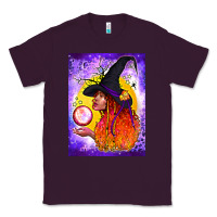 Plum witch with crystal ball air freshener Classic Tee - BundleAndBundleShop