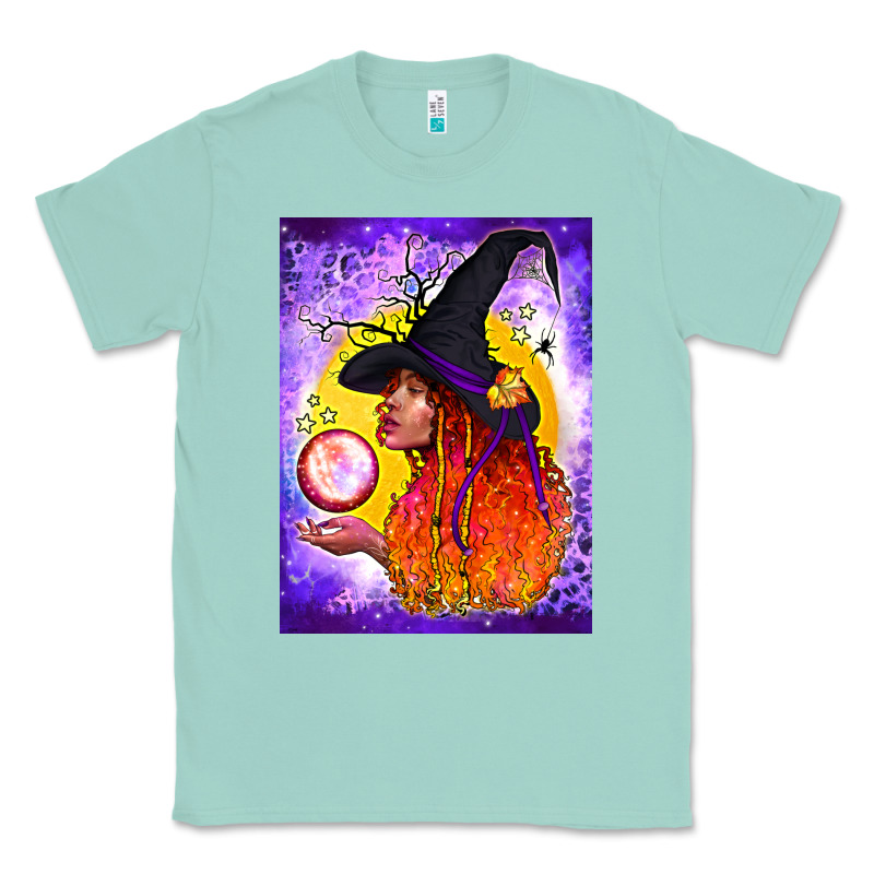 Witch With Crystal Ball Air Freshener Classic Tee by BundleAndBundleShop | Teevron
