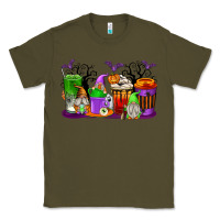 Army Green Halloween Gnomes Coffee Cups Classic Tee - texasbilliewilder