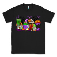 Black Halloween Gnomes Coffee Cups Classic Tee - texasbilliewilder