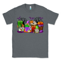 Charcoal Heather Halloween Gnomes Coffee Cups Classic Tee - texasbilliewilder