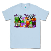 Dusty Blue Halloween Gnomes Coffee Cups Classic Tee - texasbilliewilder