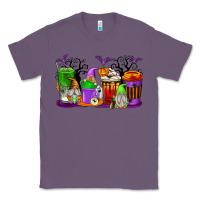 Lavender Halloween Gnomes Coffee Cups Classic Tee - texasbilliewilder