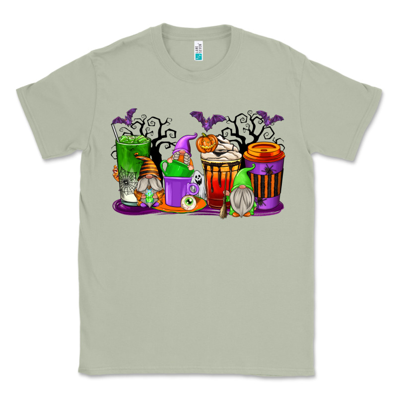 Halloween Gnomes Coffee Cups Classic Tee by texasbilliewilder | Teevron