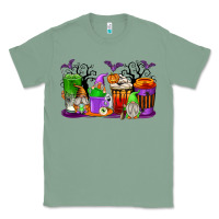 Sage Halloween Gnomes Coffee Cups Classic Tee - texasbilliewilder